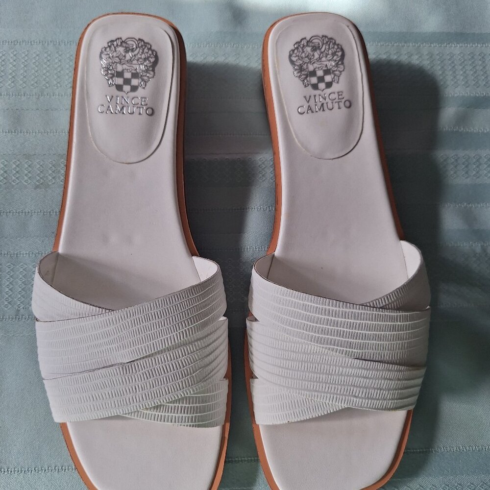 Vince Camuto White Sandals